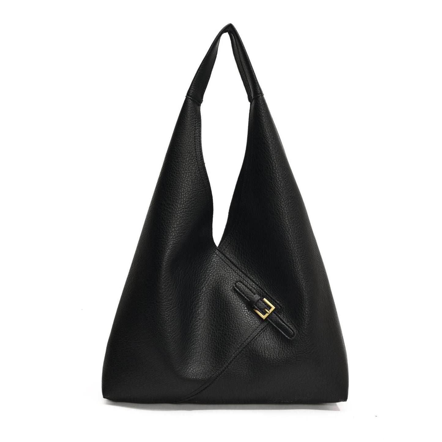 LICA - Bolso Grande para el Día a Día en cuero suave - Negro - CARMEN VELVET