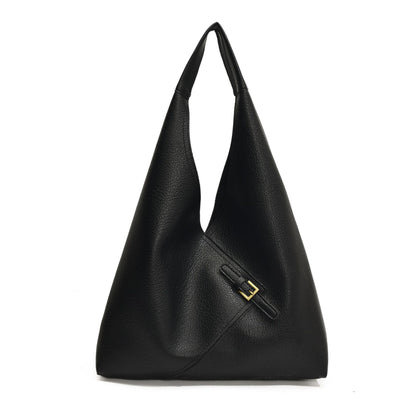LICA - Bolso Grande para el Día a Día en cuero suave - Negro - CARMEN VELVET