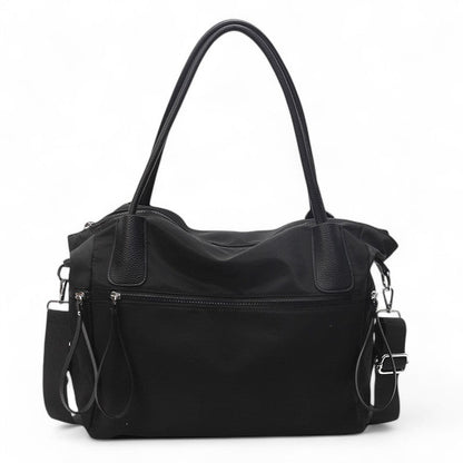 RUTIA - Bolso Bandolera en lona - Negro - CARMEN VELVET