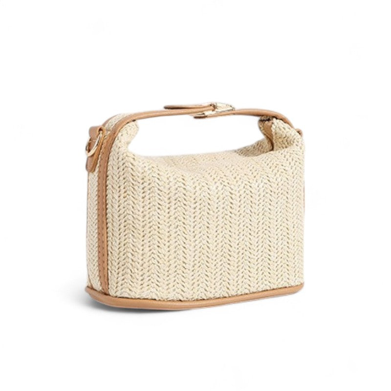 JALI - Bolso Pequeño con bandolera en paja - CARMEN VELVET