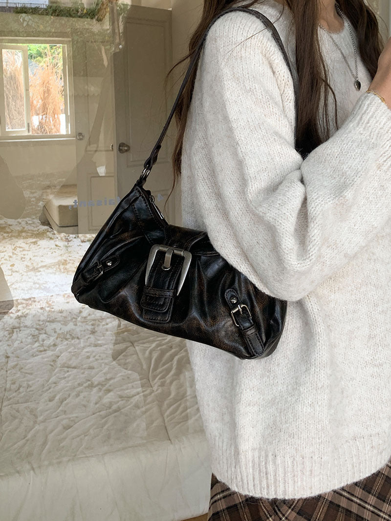 KAREN - Bolso Pequeño en cuero retro - CARMEN VELVET