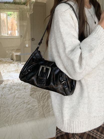 KAREN - Bolso Pequeño en cuero retro - CARMEN VELVET