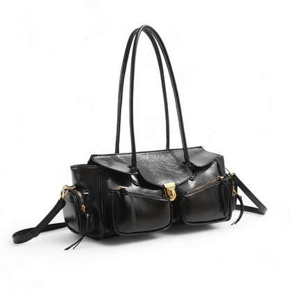 FIOLINE - Bolso en cuero estilo retro - CARMEN VELVET