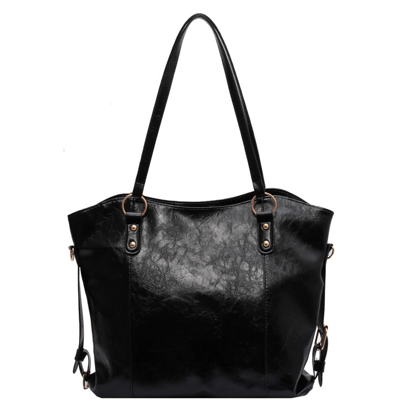 TARA - Bolso Grande para el Día a Día elegante - Negro - CARMEN VELVET