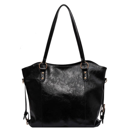 TARA - Bolso Grande para el Día a Día elegante - Negro - CARMEN VELVET