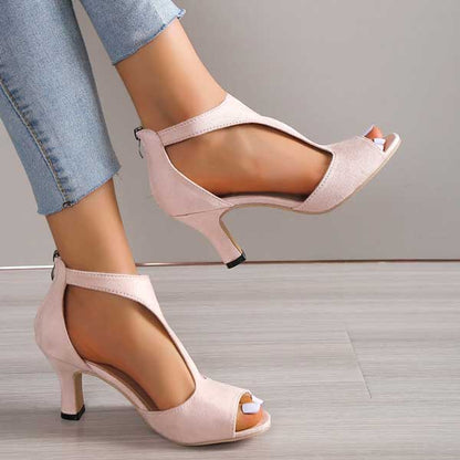 Mariona - Sandalias de tacón ergonómicas