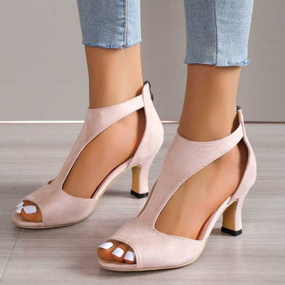 Mariona - Sandalias de tacón ergonómicas