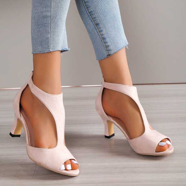 Mariona - Sandalias de tacón ergonómicas