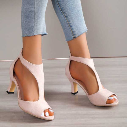 Mariona - Sandalias de tacón ergonómicas