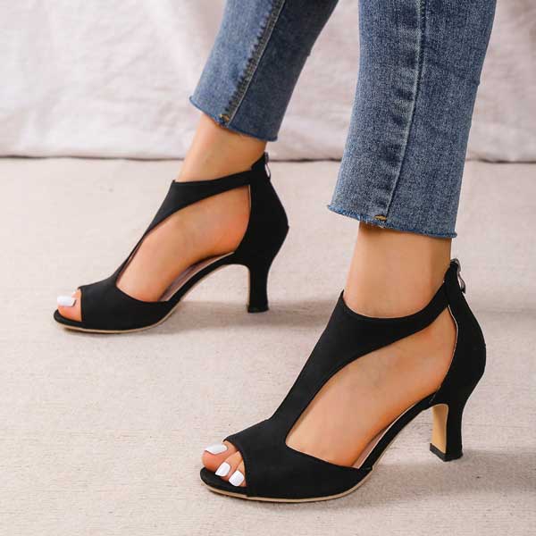 Mariona - Sandalias de tacón ergonómicas