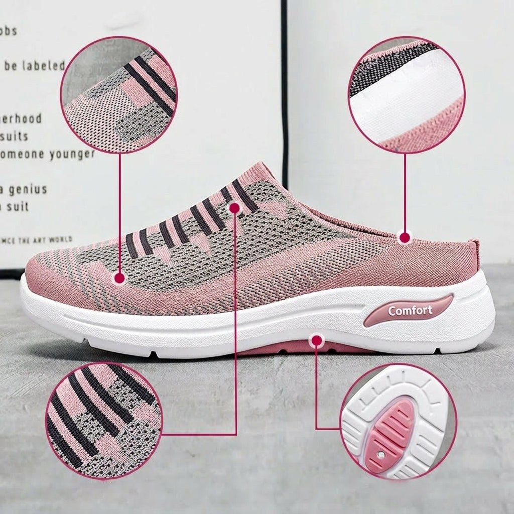 Vero - Zapatillas transpirables con talón abierto