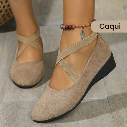 Elina - Zapatos ergonómicos de confort diario, ligeros y con suela de buen agarre