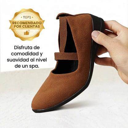 Elina - Zapatos ergonómicos de confort diario, ligeros y con suela de buen agarre
