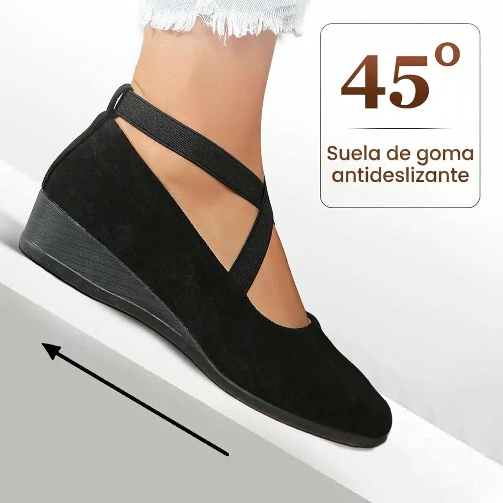 Elina - Zapatos ergonómicos de confort diario, ligeros y con suela de buen agarre