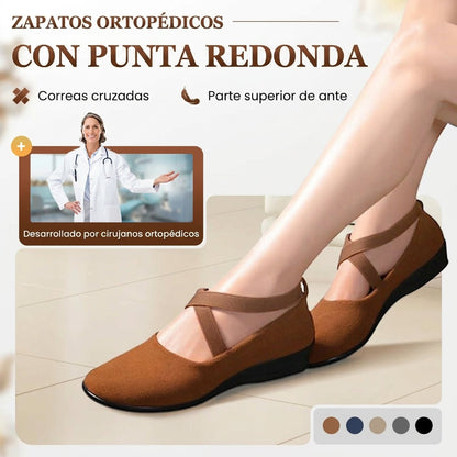 Elina - Zapatos ergonómicos de confort diario, ligeros y con suela de buen agarre