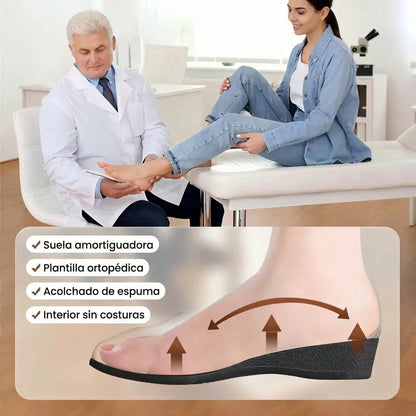 Elina - Zapatos ergonómicos de confort diario, ligeros y con suela de buen agarre