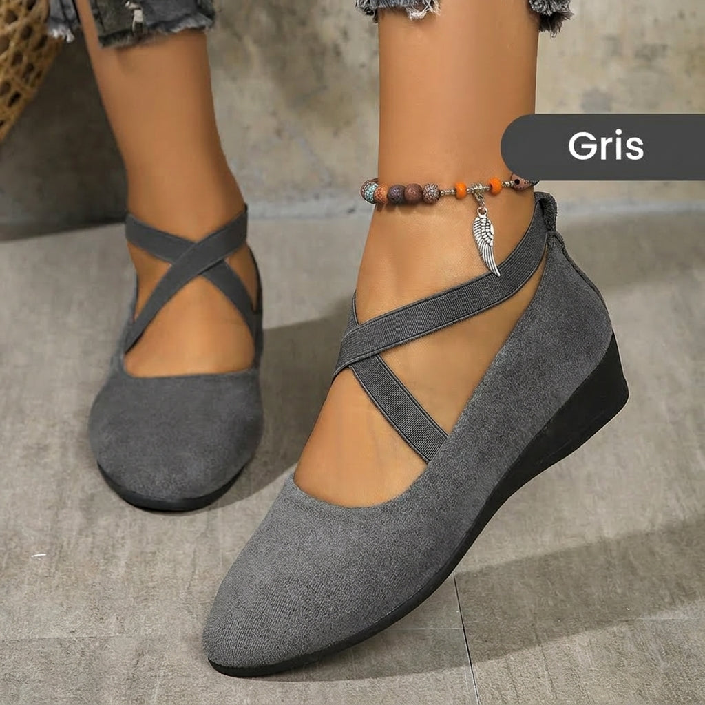 Elina - Zapatos ergonómicos de confort diario, ligeros y con suela de buen agarre