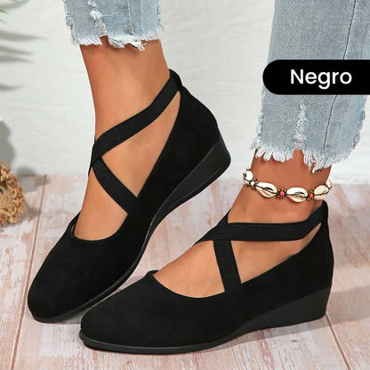 Elina - Zapatos ergonómicos de confort diario, ligeros y con suela de buen agarre