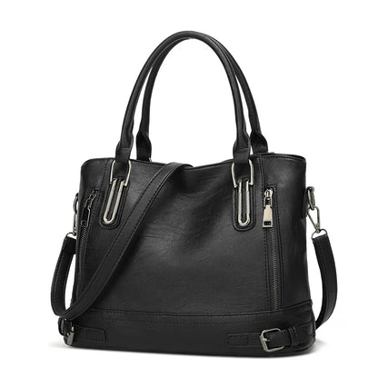 CLOTHILDE - Bolso Bandolera estilo retro - Negro - CARMEN VELVET