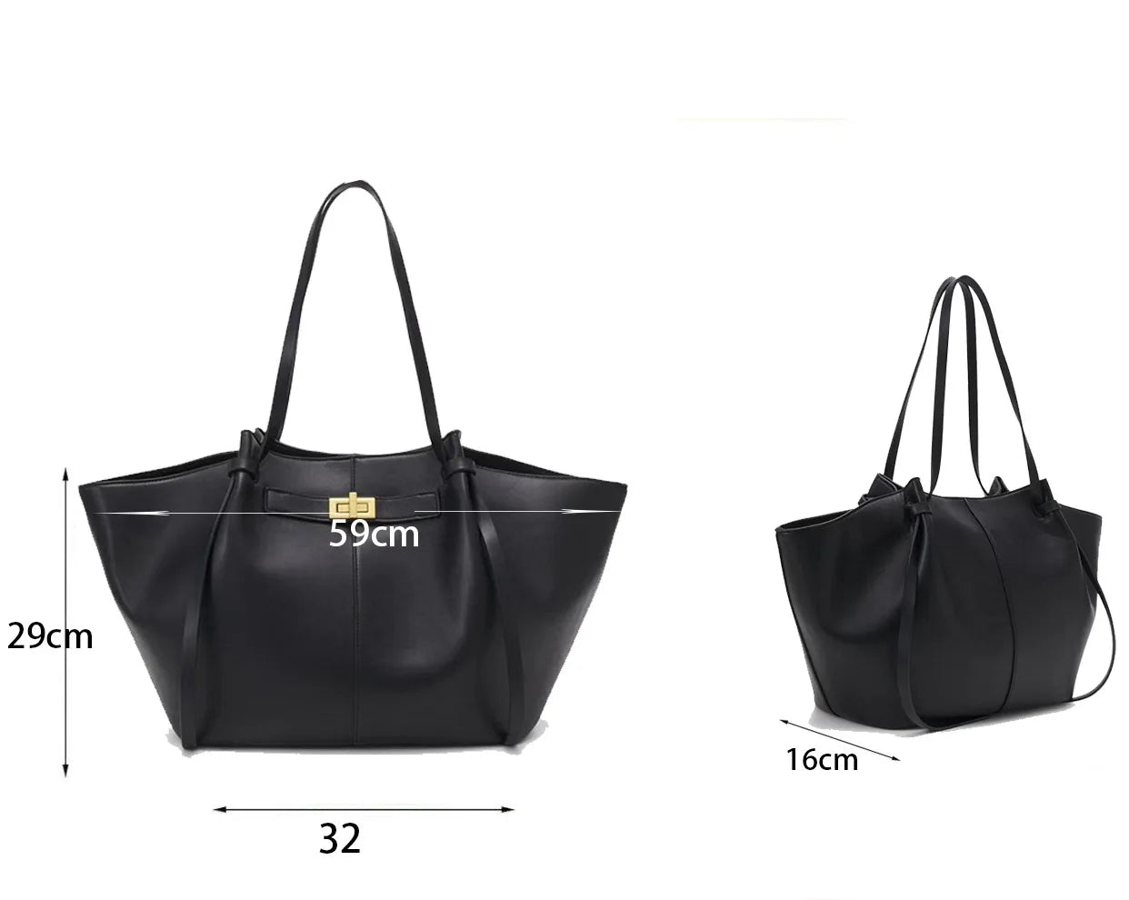 ARYS - Bolso para el Día a Día de cuero elegante gran capacidad - CARMEN VELVET
