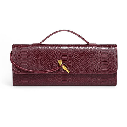 KIRA - Bolso Pequeño de lujo - Burdeos - CARMEN VELVET