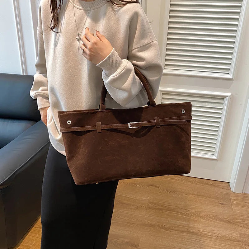 CARA - Bolso Bandolera en ante - CARMEN VELVET