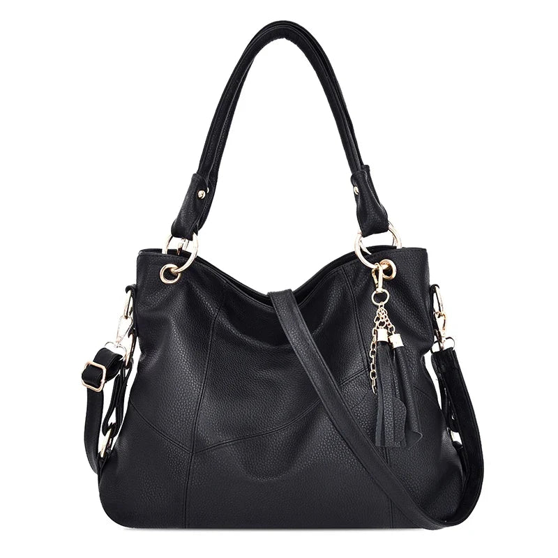 DEMEANOR - Bolso Bandolera para el Día a Día de tendencia - Negro - CARMEN VELVET