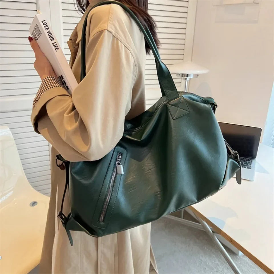 EMMA - Bolso para el Día a Día de cuero suave instituto - CARMEN VELVET