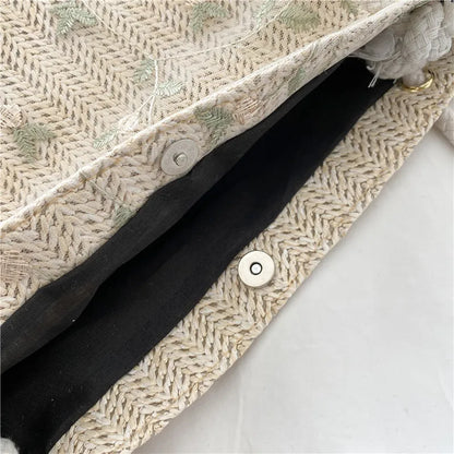 ANNA - Bolso Tote trenzado - CARMEN VELVET