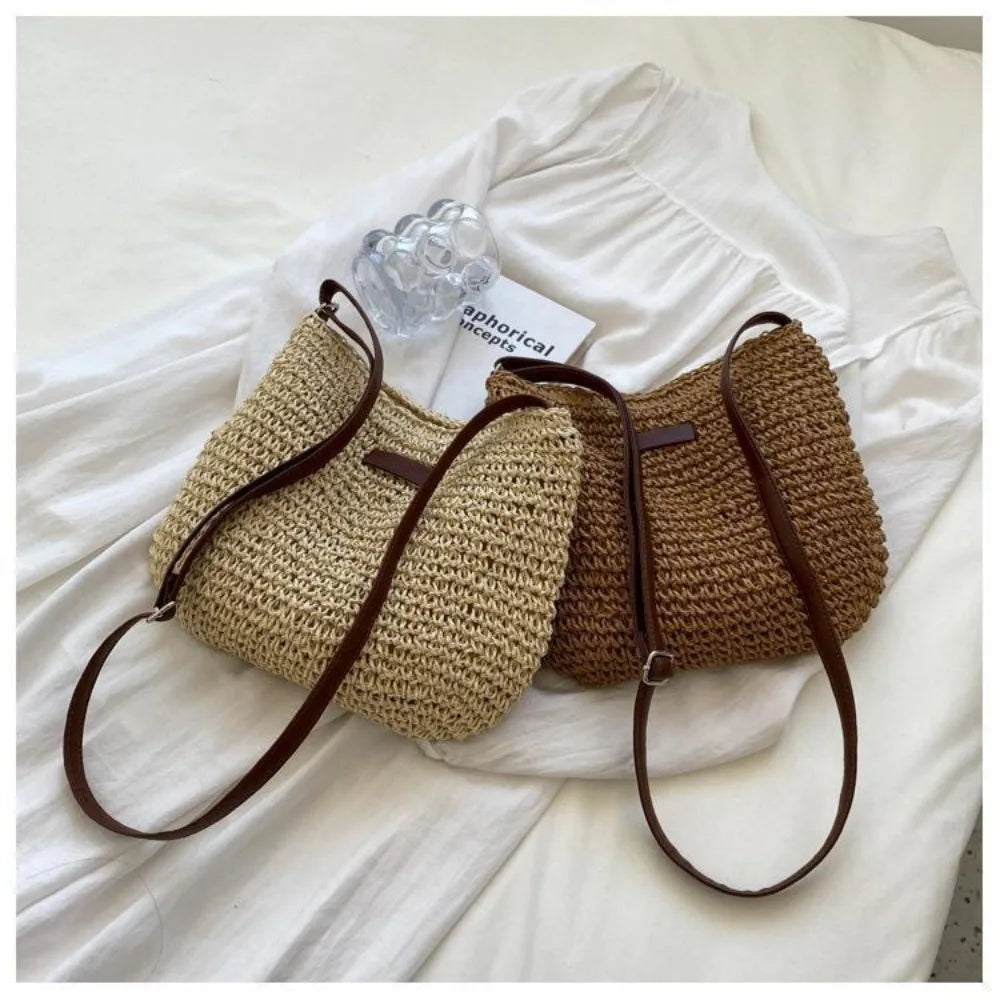 ESTHER - Bolso trenzado con bandolera - CARMEN VELVET