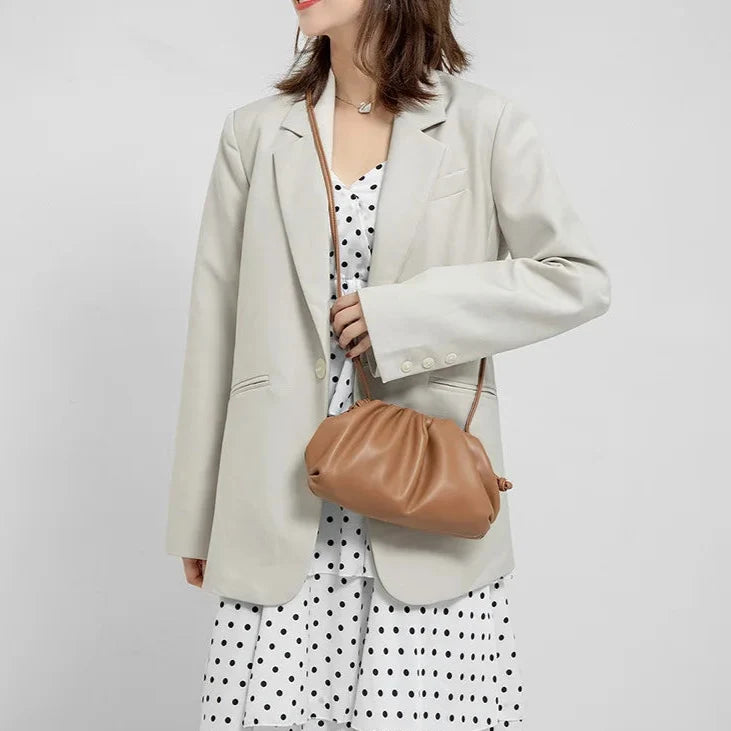 MILLY - Bolso Pequeño en cuero con bandolera - CARMEN VELVET