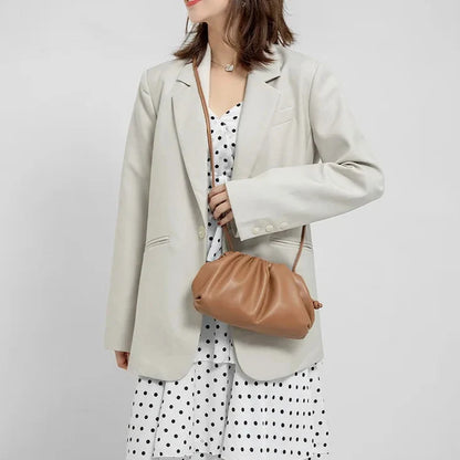 MILLY - Bolso Pequeño en cuero con bandolera - CARMEN VELVET