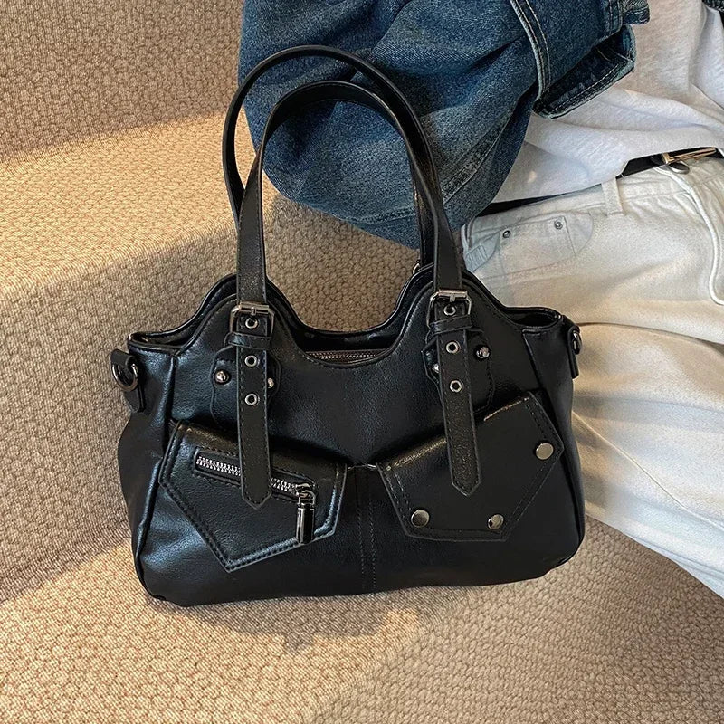 CYNTHIA - Bolso para el Día a Día de cuero multibolsillos - CARMEN VELVET