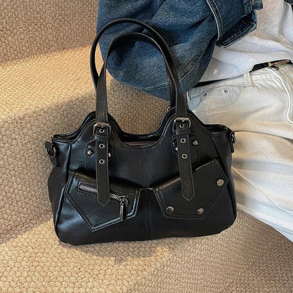 CYNTHIA - Bolso para el Día a Día de cuero multibolsillos - CARMEN VELVET