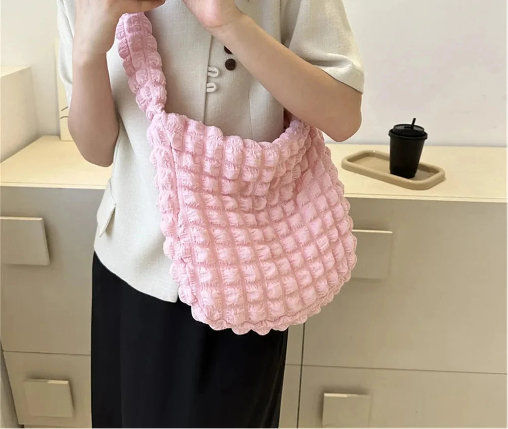 POUF - Bolso en cuadros con bandolera - CARMEN VELVET