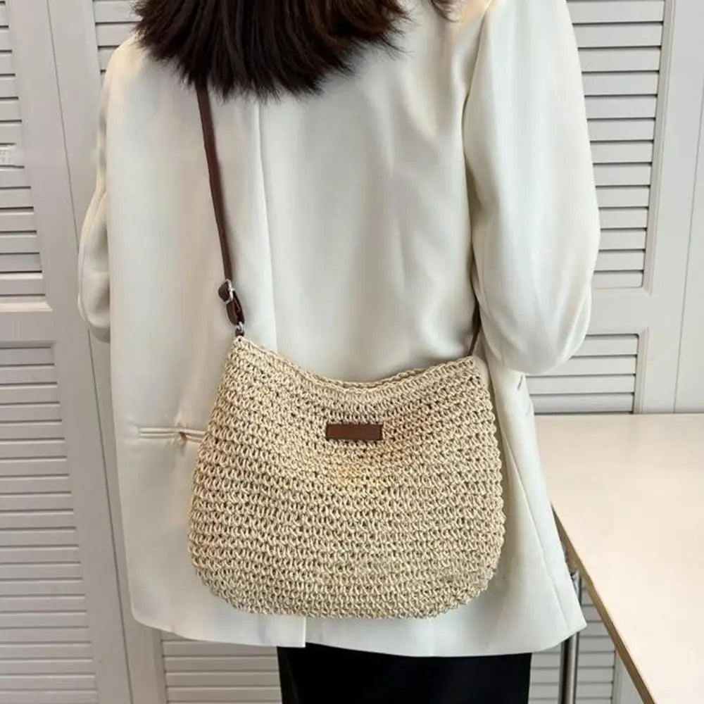 ESTHER - Bolso trenzado con bandolera - CARMEN VELVET