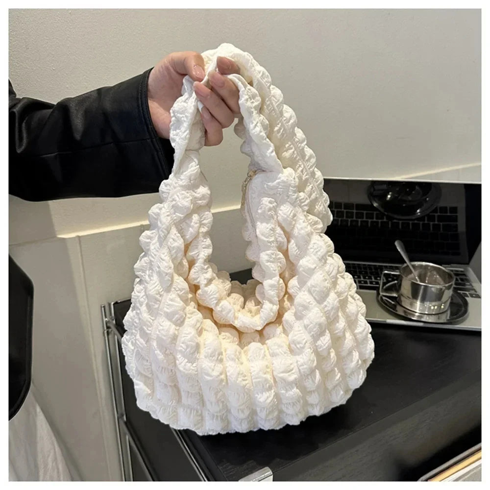 POUF - Bolso en cuadros con bandolera - CARMEN VELVET