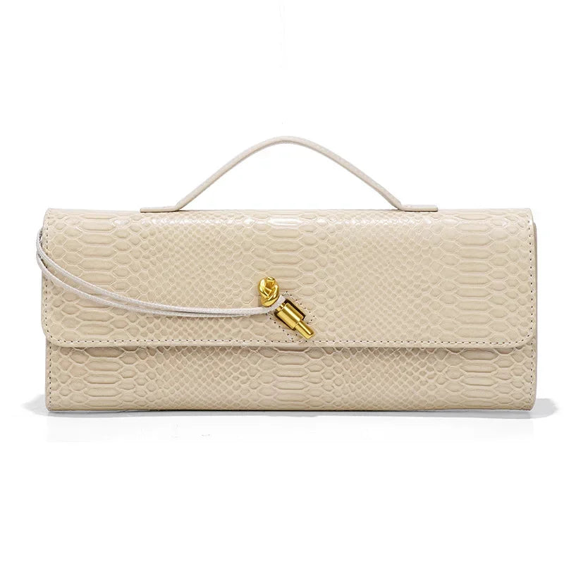 KIRA - Bolso Pequeño de lujo - Beige - CARMEN VELVET