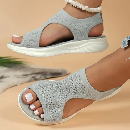 Julia - Sandalias de confort ergonómico Transpirables