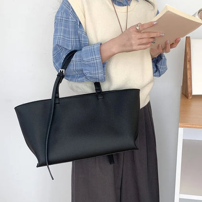 EDEN - Bolso Grande en cuero liso - CARMEN VELVET