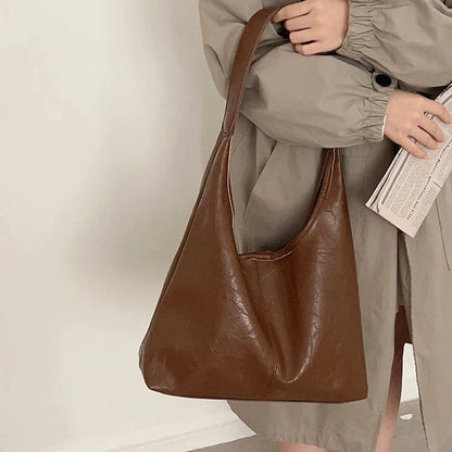 MARION - Bolso Tote Grande en cuero Chic - CARMEN VELVET