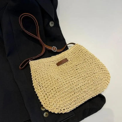 ESTHER - Bolso trenzado con bandolera - CARMEN VELVET
