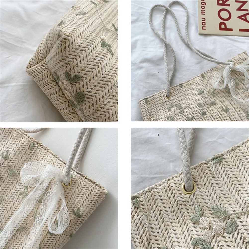 ANNA - Bolso Tote trenzado - CARMEN VELVET