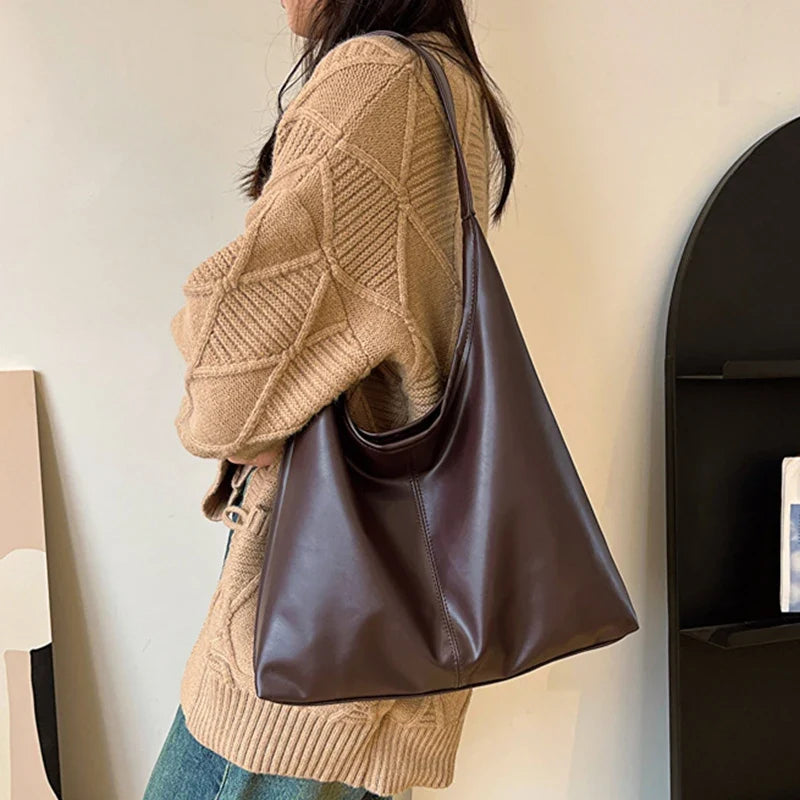 Naely - Bolso Tote Grande de Mujer suave minimalista - CARMEN VELVET