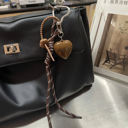 Porte-Clés en Coeur et Corde Tressée — image 2