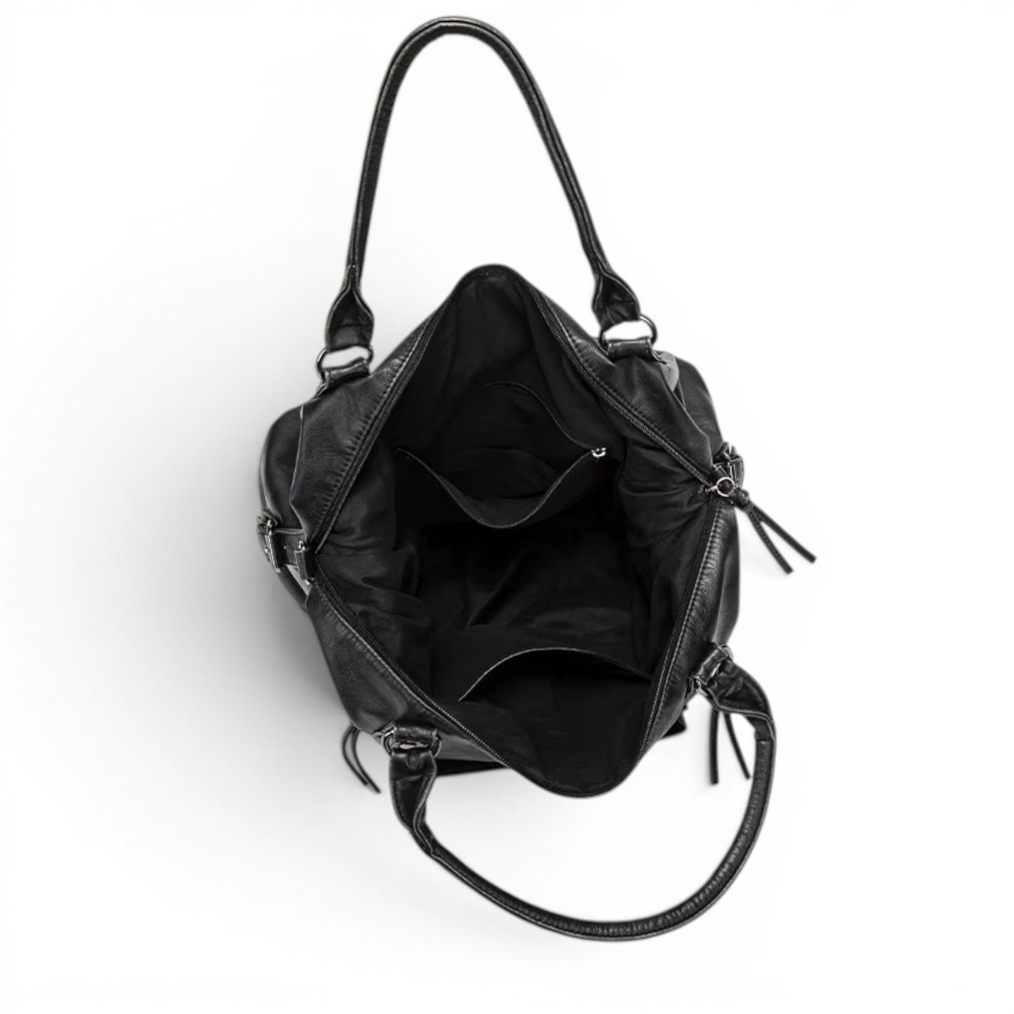 QARYA - Bolso para el Día a Día de cuero multibolsillos - CARMEN VELVET