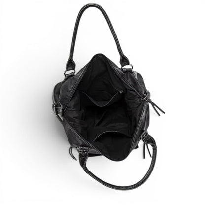QARYA - Bolso para el Día a Día de cuero multibolsillos - CARMEN VELVET