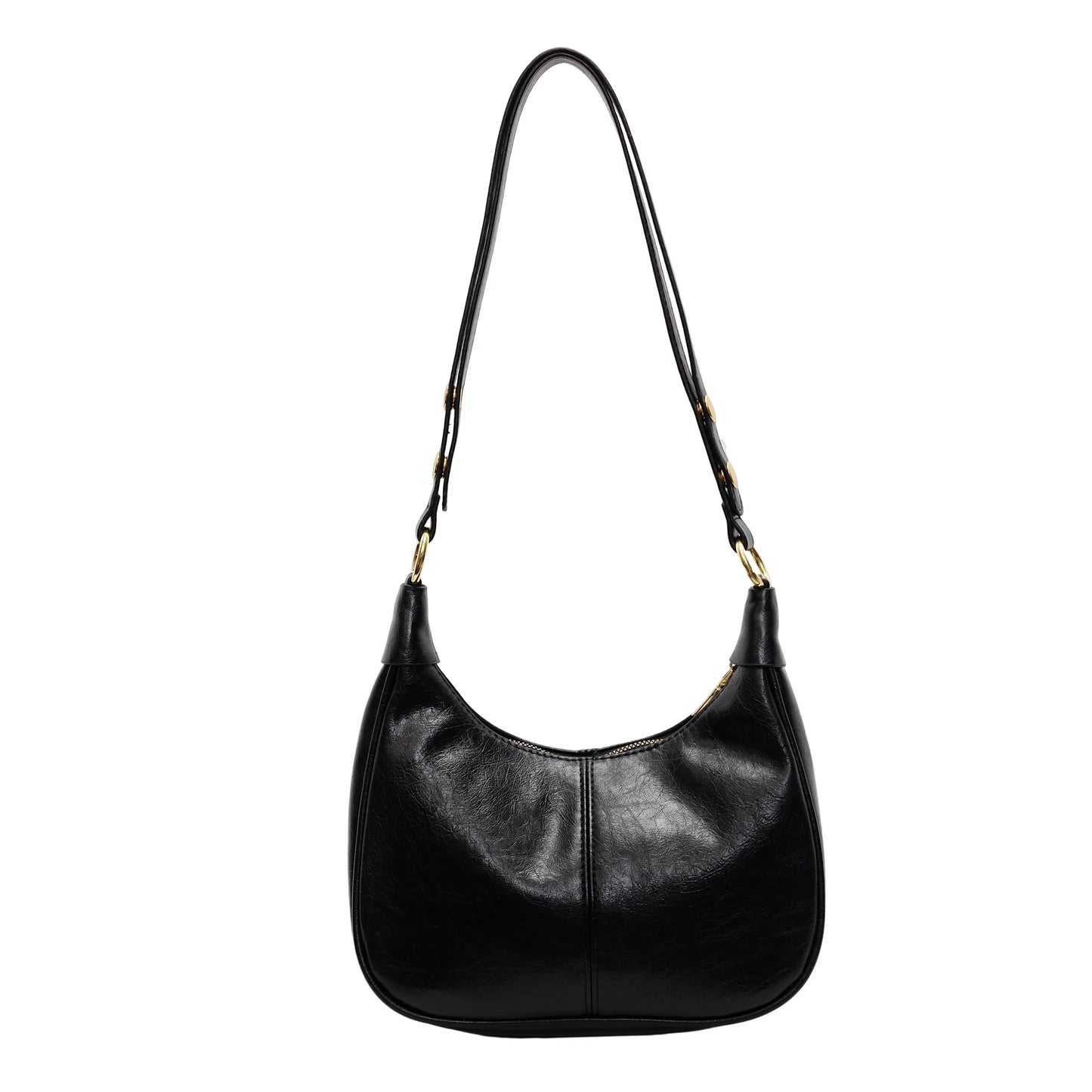 ALIA - Bolso Pequeño en cuero elegante - Negro - CARMEN VELVET