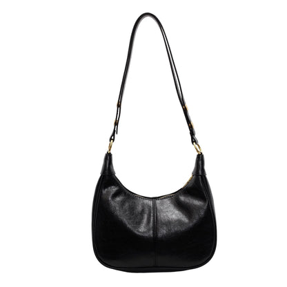 ALIA - Bolso Pequeño en cuero elegante - Negro - CARMEN VELVET