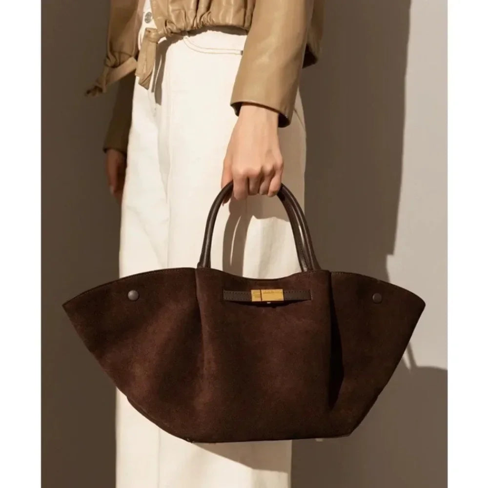 ANNE - Bolso Bandolera Grande en ante - CARMEN VELVET